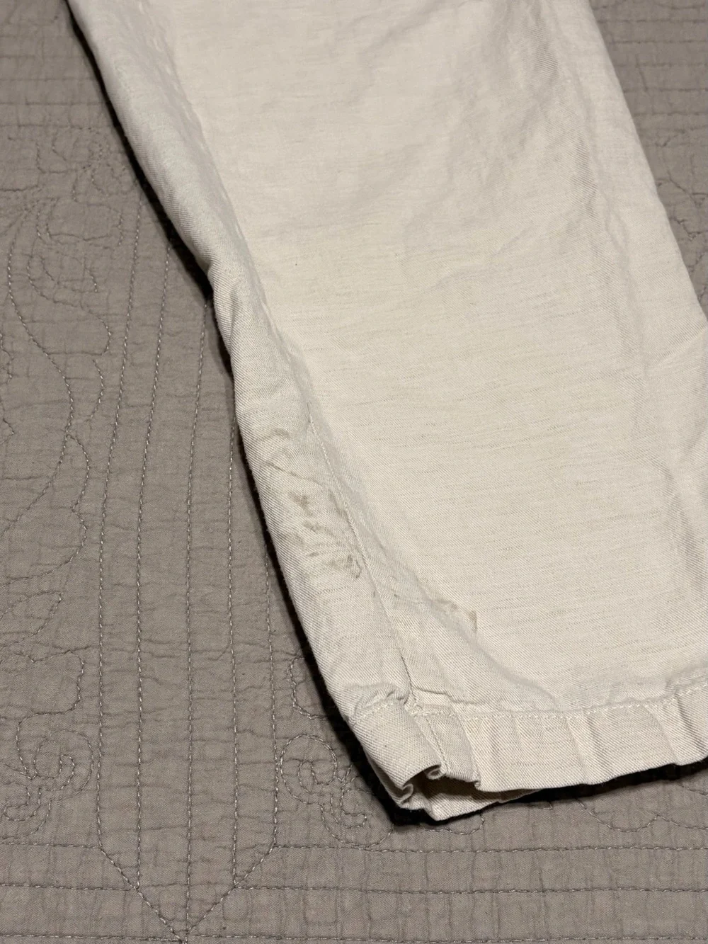 Uniqlo Linen Blend Pants Natural Color